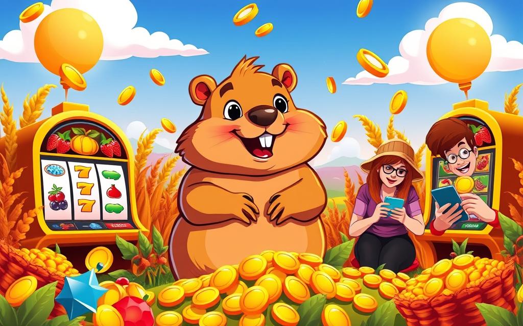 Groundhog Harvest เกมสล็อตออนไลน์
